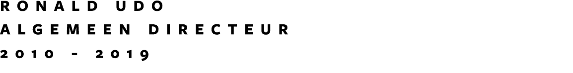 ronald udo algemeen directeur 2010 - 2019