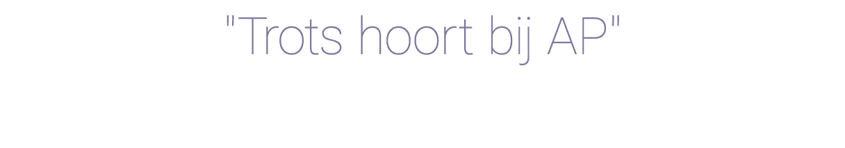   Trots hoort bij AP  